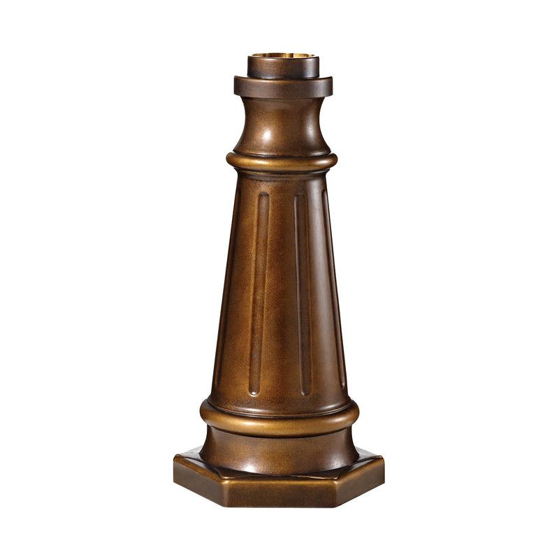 Generation Lighting POSTBASE ASTB Outdoor Post Base Postbase, Astral Bronze Main Image.jpg