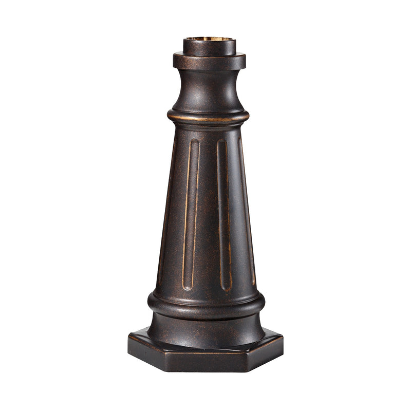 Generation Lighting POSTBASE GBZ Outdoor Post Base Postbase, Grecian Bronze Main Image.jpg