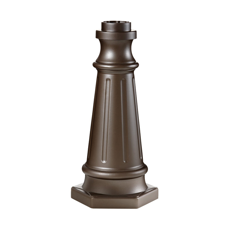 Generation Lighting POSTBASE ORB Outdoor Post Base Postbase, Oil Rubbed Bronze Main Image.jpg