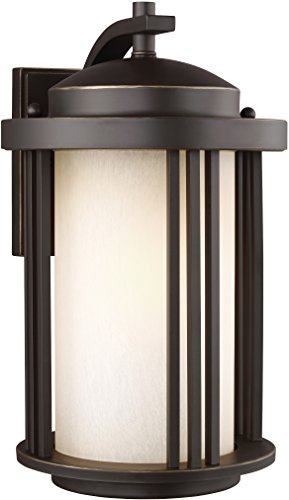 Generation Lighting 8747901-71 Crowell One Light Outdoor Wall Lantern, Antique Bronze Alternate Image.jpg