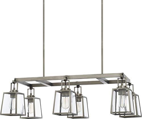 Capital Lighting 825561AN-447 Kenner Six Light Island Pendant, Antique Nickel Alternate Image.jpg