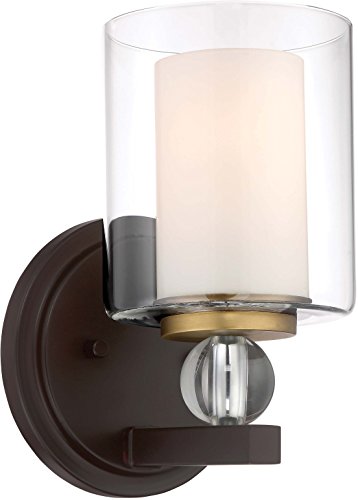 Minka-Lavery 3071-416 Studio 5 One Light Bath, Painted Bronze W/Natural Brush Alternate Image.jpg