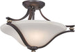 Minka-Lavery 3282-589 Shadowglen Two Light Semi Flush Mount, Lathan Bronze With Gold Highlights Alternate Image.jpg