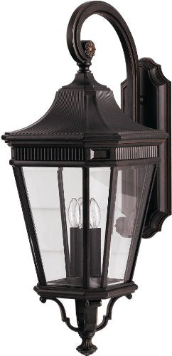 Generation Lighting OL5404GBZ Cotswold Lane Three Light Outdoor Fixture, Grecian Bronze Alternate Image.jpg