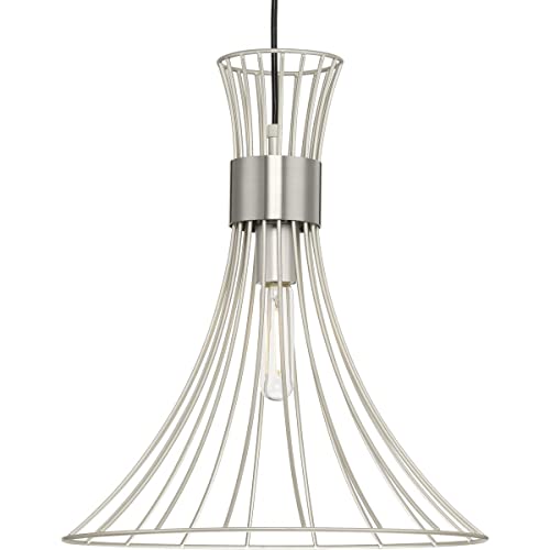 Progress P500365-186 Lorin Collection One-Light Mid-Century Modern Metal Pendant Light Alternate Image.jpg