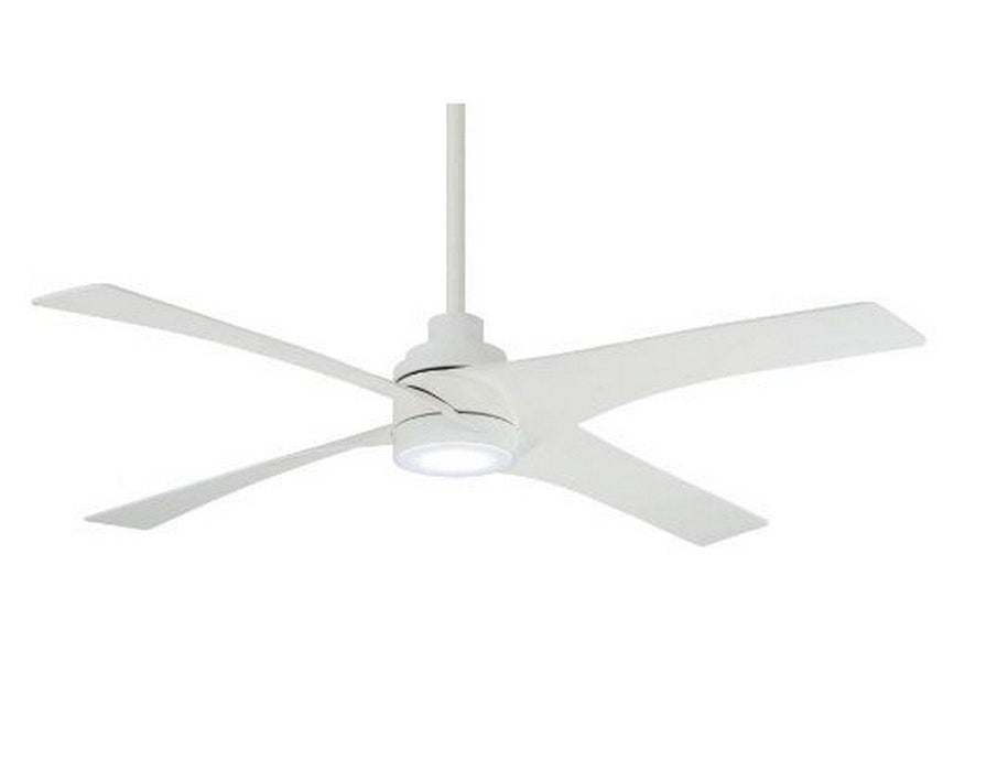 Minka-Aire F543L-WHF Swept 56" Ceiling Fan, Flat White Alternate Image 2.jpg