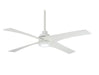 Minka-Aire F543L-WHF Swept 56" Ceiling Fan, Flat White Alternate Image 2.jpg