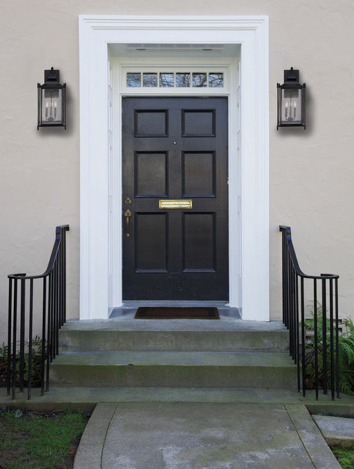 Savoy House 5-3453-BK Three Light Wall Lantern, Black (2)