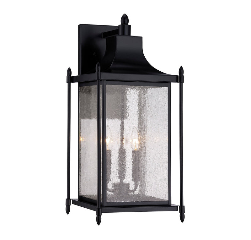 Savoy House 5-3453-BK Three Light Wall Lantern, Black (3)