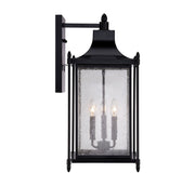 Savoy House 5-3453-BK Three Light Wall Lantern, Black (4)