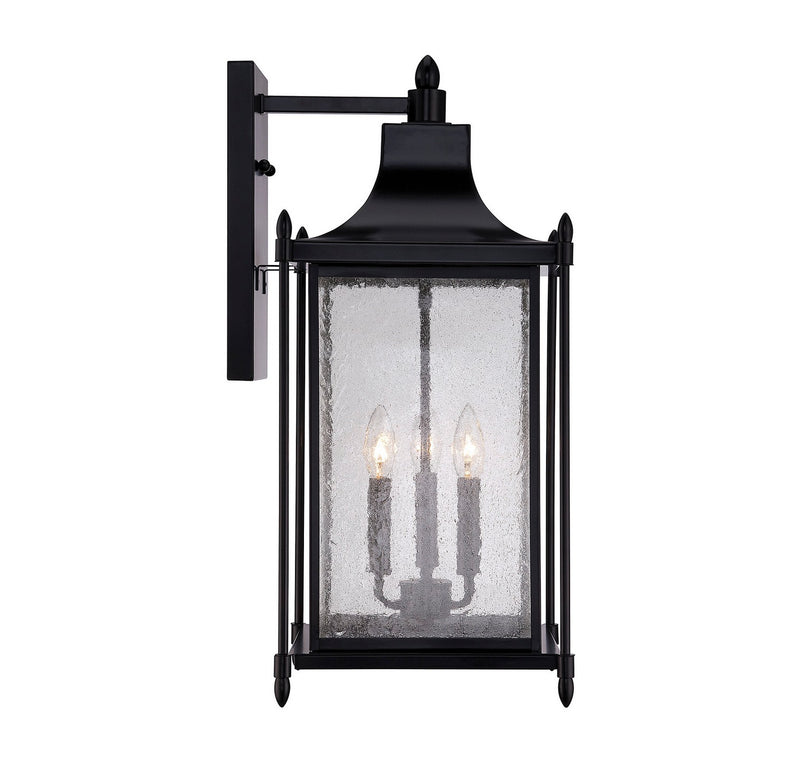 Savoy House 5-3453-BK Three Light Wall Lantern, Black (4)