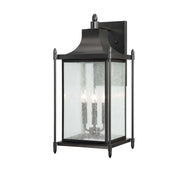 Savoy House 5-3453-BK Three Light Wall Lantern, Black
