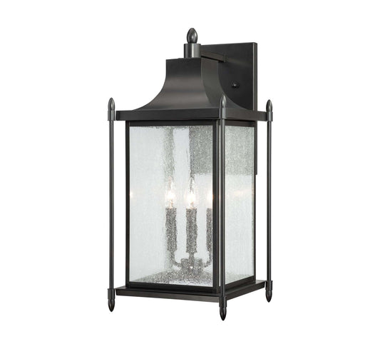 Savoy House 5-3453-BK Three Light Wall Lantern, Black