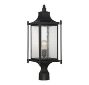 Savoy House 5-3454-BK One Light Post Lantern, Black (2)