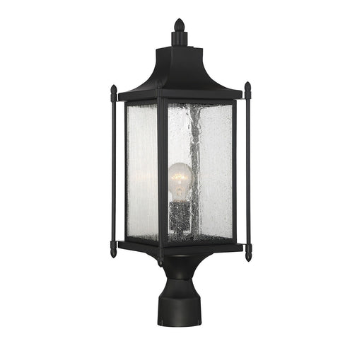 Savoy House 5-3454-BK One Light Post Lantern, Black (2)