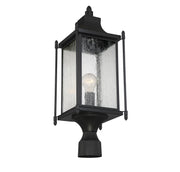 Savoy House 5-3454-BK One Light Post Lantern, Black (5)