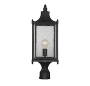 Savoy House 5-3454-BK One Light Post Lantern, Black (6)