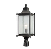 Savoy House 5-3454-BK One Light Post Lantern, Black