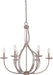 Quoizel SER5006IF Serenity Six Light Chandelier, Italian Fresco Alternate Image.jpg