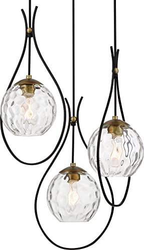 Minka-Lavery 1533-726 Cody Three Light Pendant, Coal And Soft Brass Alternate Image.jpg