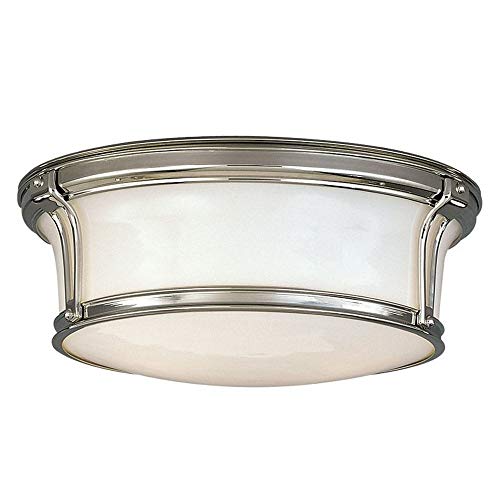 Hudson Valley 6513-PN Newport Two Light Flush Mount, Polished Nickel Alternate Image.jpg