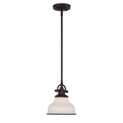Quoizel GRT1508PN Grant One Light Mini Pendant, Palladian Bronze Main Image.jpg