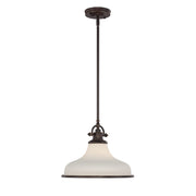 Quoizel GRT2814PN Grant One Light Pendant, Palladian Bronze Main Image.jpg