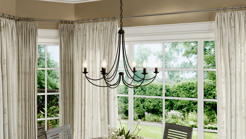 Quoizel MRN5006IB Mirren Six Light Chandelier, Imperial Bronze Alternate Image.jpg