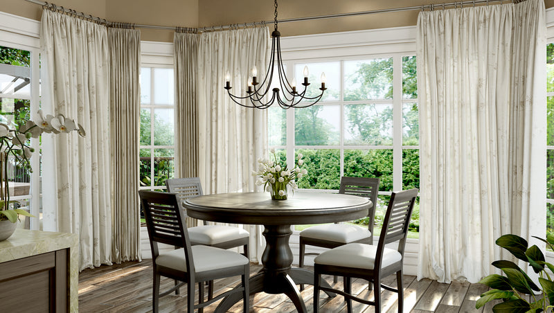 Quoizel MRN5006IB Mirren Six Light Chandelier, Imperial Bronze Alternate Image 2.jpg