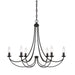 Quoizel MRN5006IB Mirren Six Light Chandelier, Imperial Bronze Main Image.jpg