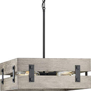 Progress P500277-031 Hemsworth Collection Four-Light Textured Black Coastal Pendant Light Alternate Image.jpg
