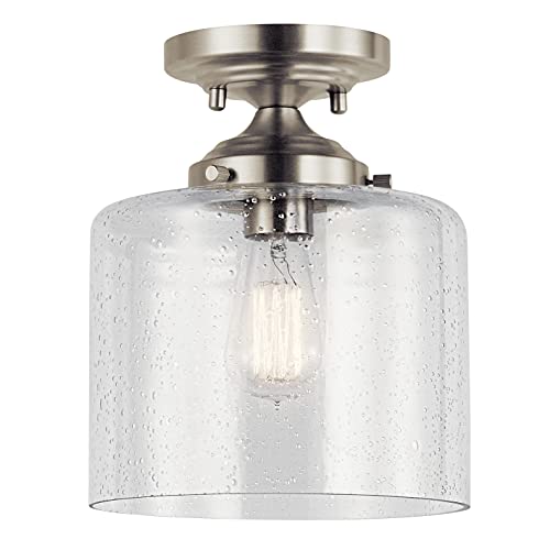 Kichler 44033NI Winslow One Light Semi Flush Mount, Brushed Nickel Alternate Image.jpg