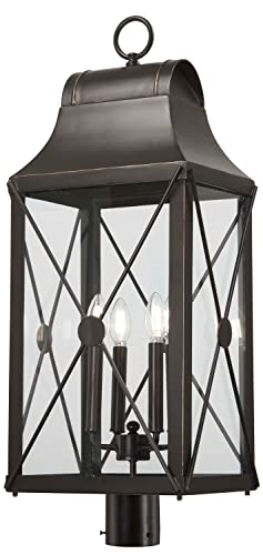 Minka-Lavery 73296-143C De Luz Four Light Outdoor Post Mount, Oil Rubbed Bronze W/ Gold Highlights Alternate Image.jpg