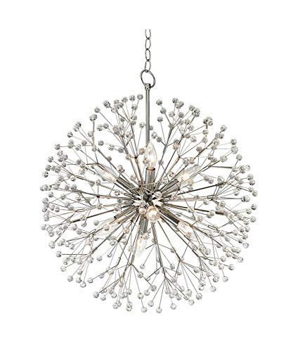 Hudson Valley 6020-PN Dunkirk Eight Light Chandelier, Polished Nickel Alternate Image.jpg