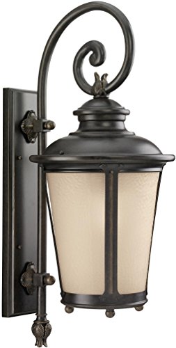 Generation Lighting 88242EN3-780 Cape May One Light Outdoor Wall Lantern, Burled Iron Alternate Image.jpg