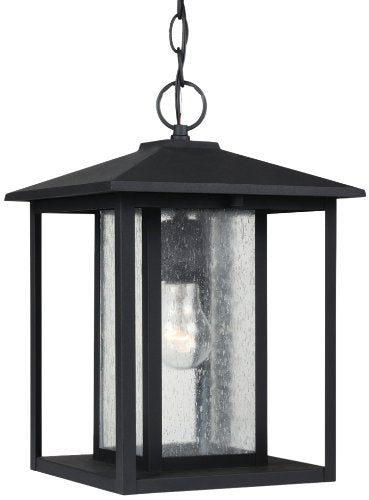 Generation Lighting 62027-12 Hunnington One Light Outdoor Pendant, Black Alternate Image.jpg