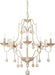 Minka-Lavery 2665-717 Colonial Charm Five Light Chandelier, White Wash With Sun Dried Clay Alternate Image.jpg