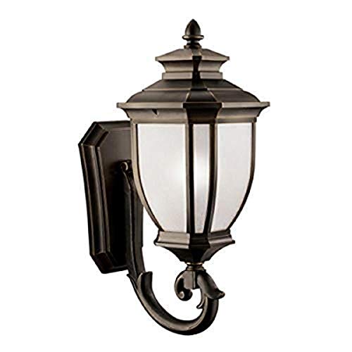 Kichler 9043RZ Salisbury One Light Outdoor Wall Mount, Rubbed Bronze Alternate Image.jpg