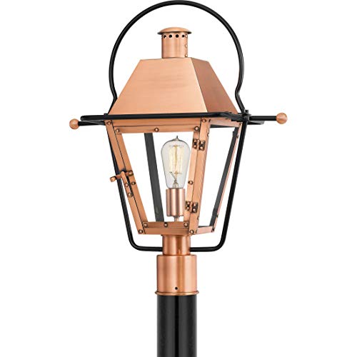 Quoizel RO9018AC Rue De Royal One Light Outdoor Post Mount, Aged Copper Alternate Image.jpg
