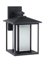 Generation Lighting 89031EN3-12 Hunnington One Light Outdoor Wall Lantern, Black Alternate Image.jpg