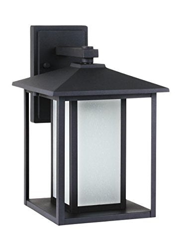 Generation Lighting 89031EN3-12 Hunnington One Light Outdoor Wall Lantern, Black Alternate Image.jpg