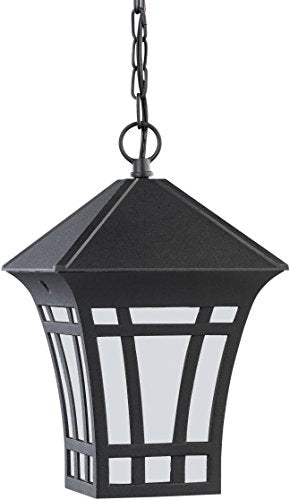 Generation Lighting 69131EN3-12 Herrington One Light Outdoor Pendant, Black Alternate Image.jpg