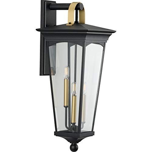 Progress P560184-031 Chatsworth Collection Black Three-Light Large Wall Lantern Alternate Image.jpg