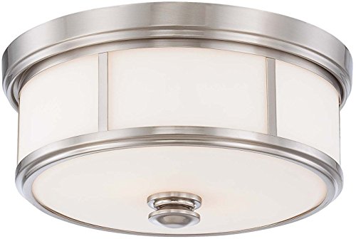 Minka-Lavery 6368-84 Three Light Flush Mount, Brushed Nickel Alternate Image.jpg