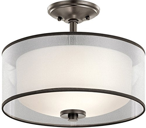 Kichler 43154MIZ Tallie Two Light Semi Flush Mount, Mission Bronze Alternate Image.jpg