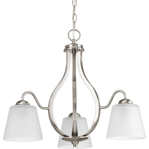 Progress P4745-09 Arden Collection Three-Light Brushed Nickel Etched Glass Farmhouse Chandelier Light Alternate Image.jpg