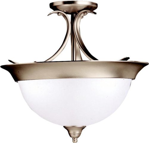 Kichler 3623NI Dover Three Light Semi Flush Mount, Brushed Nickel Alternate Image.jpg