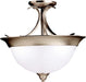 Kichler 3623NI Dover Three Light Semi Flush Mount, Brushed Nickel Alternate Image.jpg