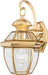 Quoizel NY8315B Newbury One Light Outdoor Wall Lantern, Polished Brass Alternate Image.jpg