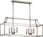 Kichler 42497NI Morrigan Eight Light Linear Chandelier, Brushed Nickel Alternate Image.jpg